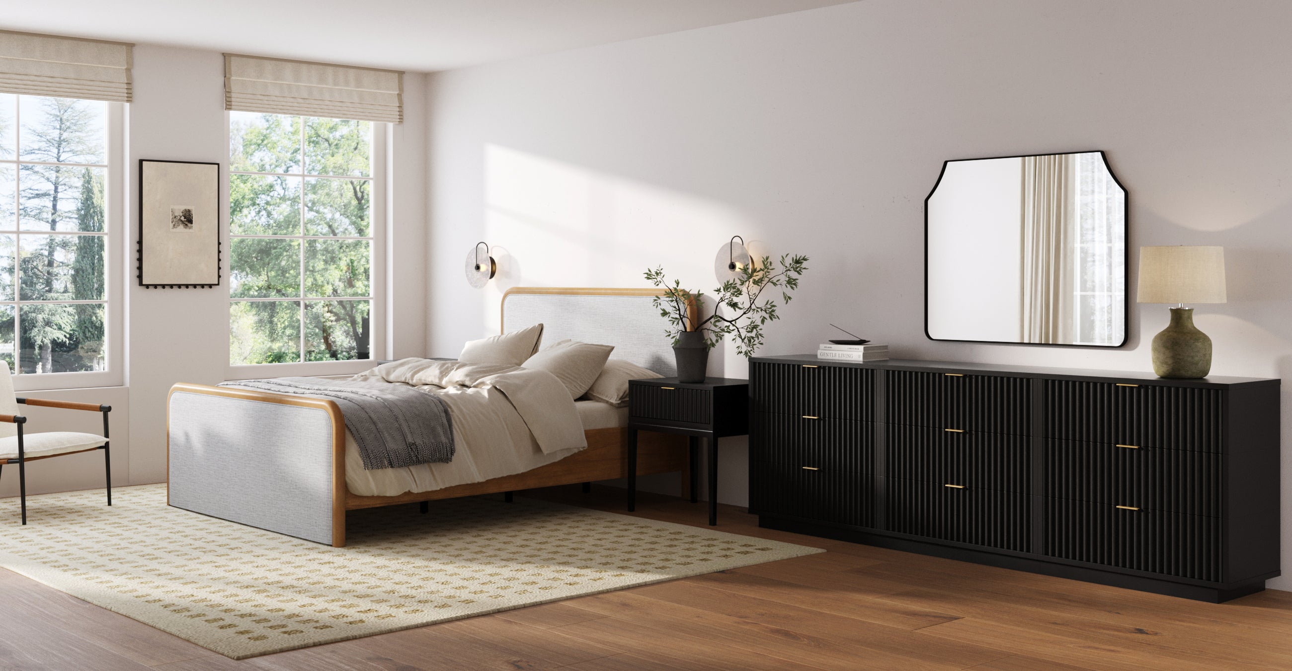 Jasper Dresser Black Oak Modular 9-Drawer Stackable | Nathan James