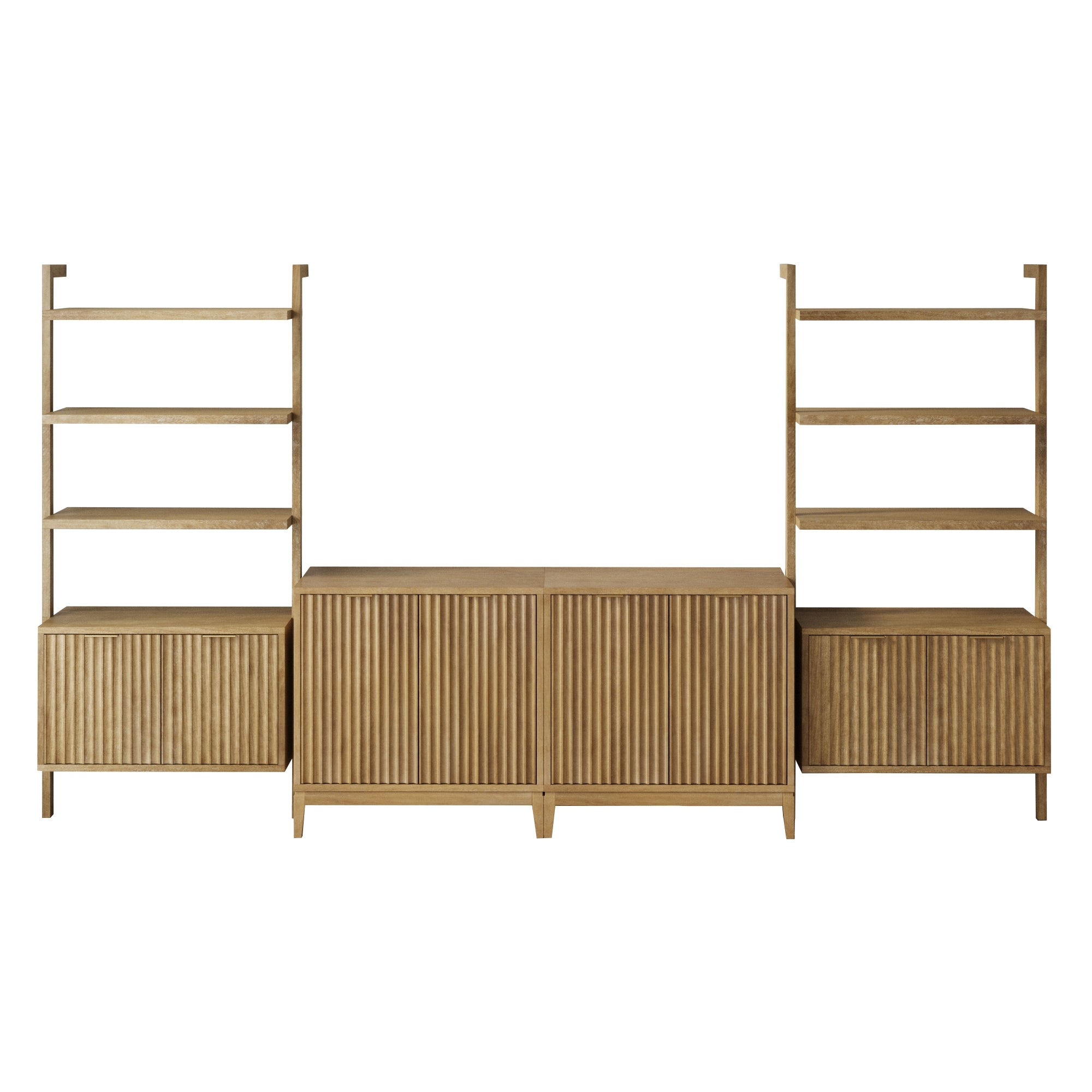 Jasper Modern Entertainment Center Medium Brown | Nathan James