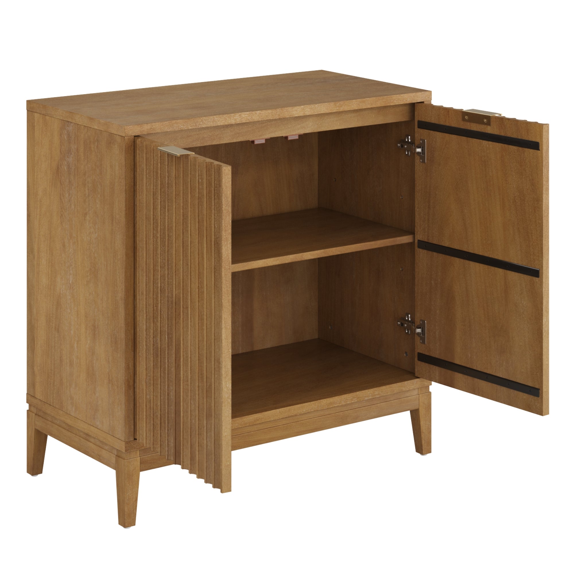 Nathan James Fluted Storage Cabinet - Thumbnail 4