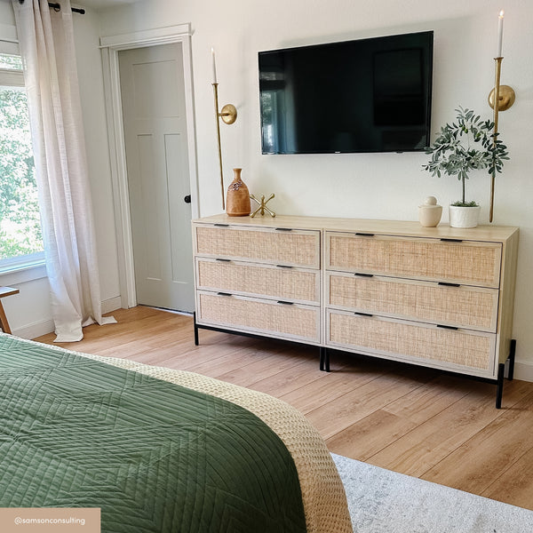 Andrew Rattan & Wood 3-Drawer Dresser Light Oak | Nathan James