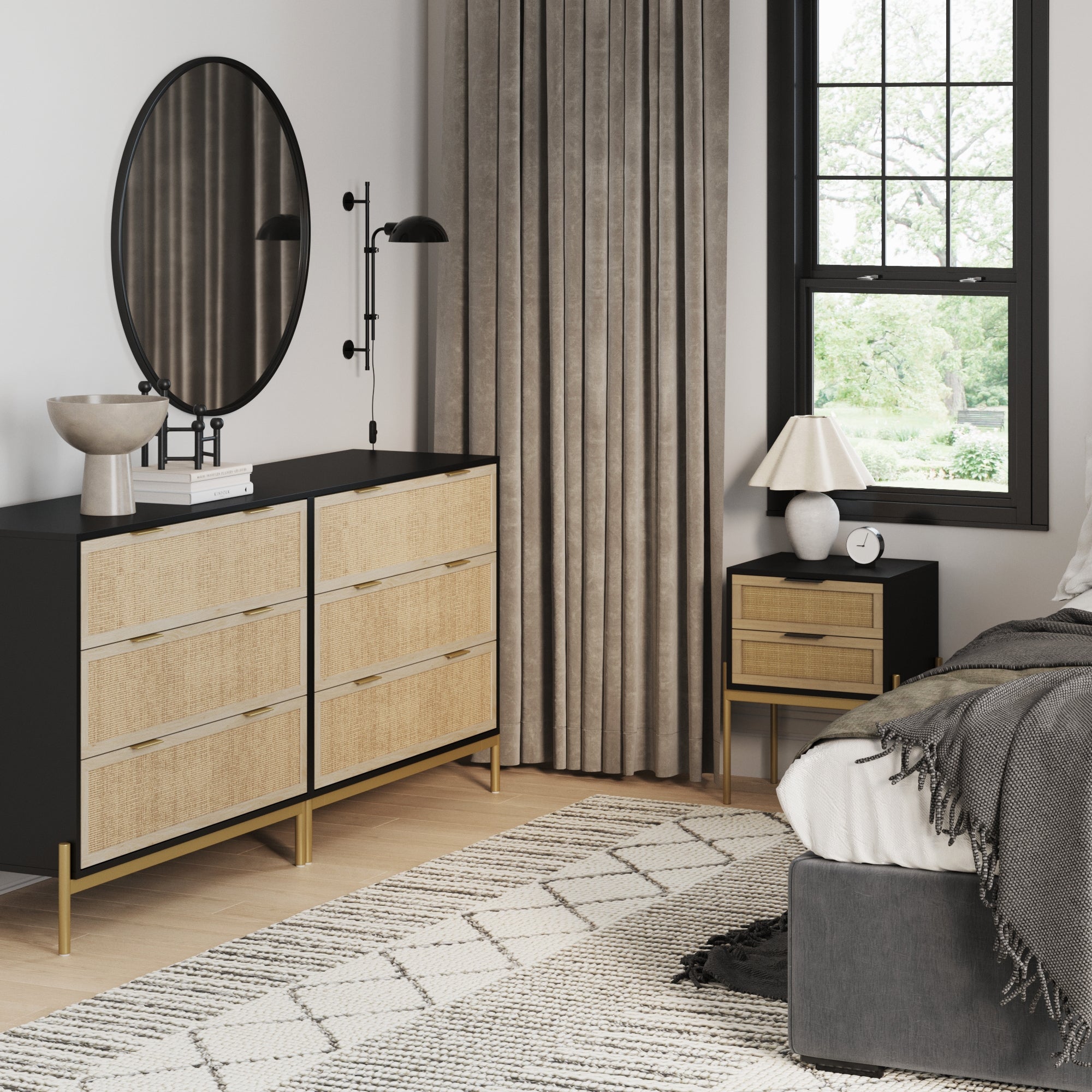 Bedroom Set Two Dressers & Two Nightstands - Thumbnail 2