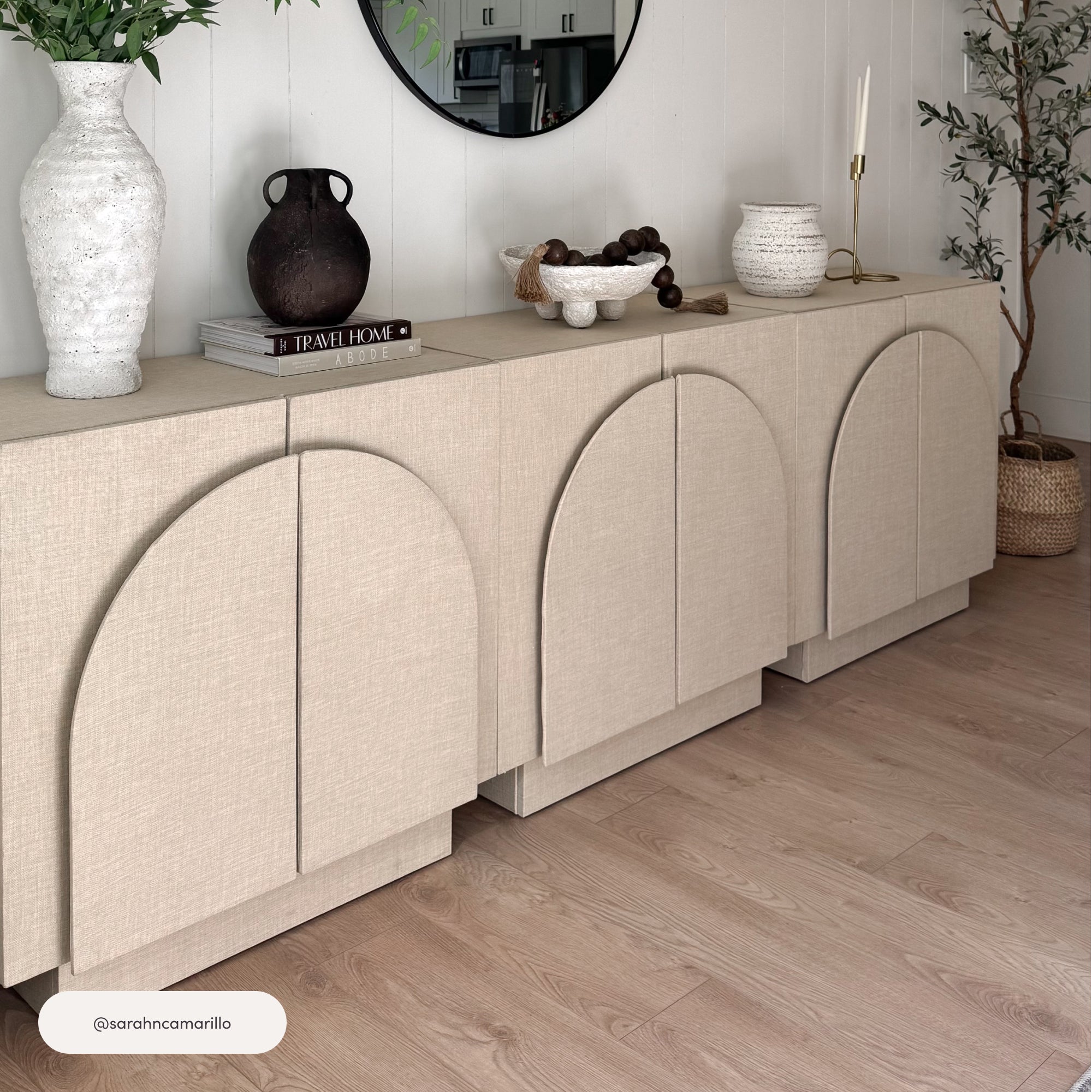 Nathan James Arched Storage Credenza - Thumbnail 3