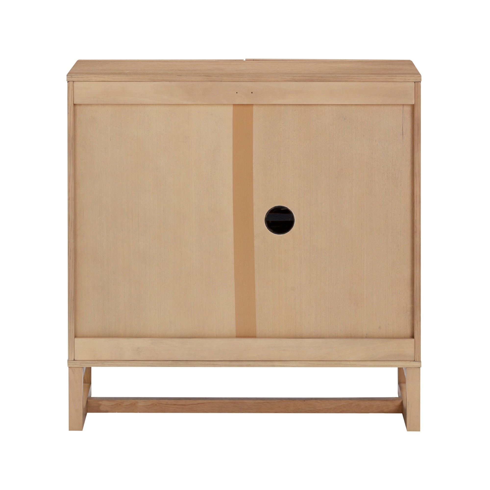 Paxton Boho Rattan Arched Door Storage Cabinet | Nathan James