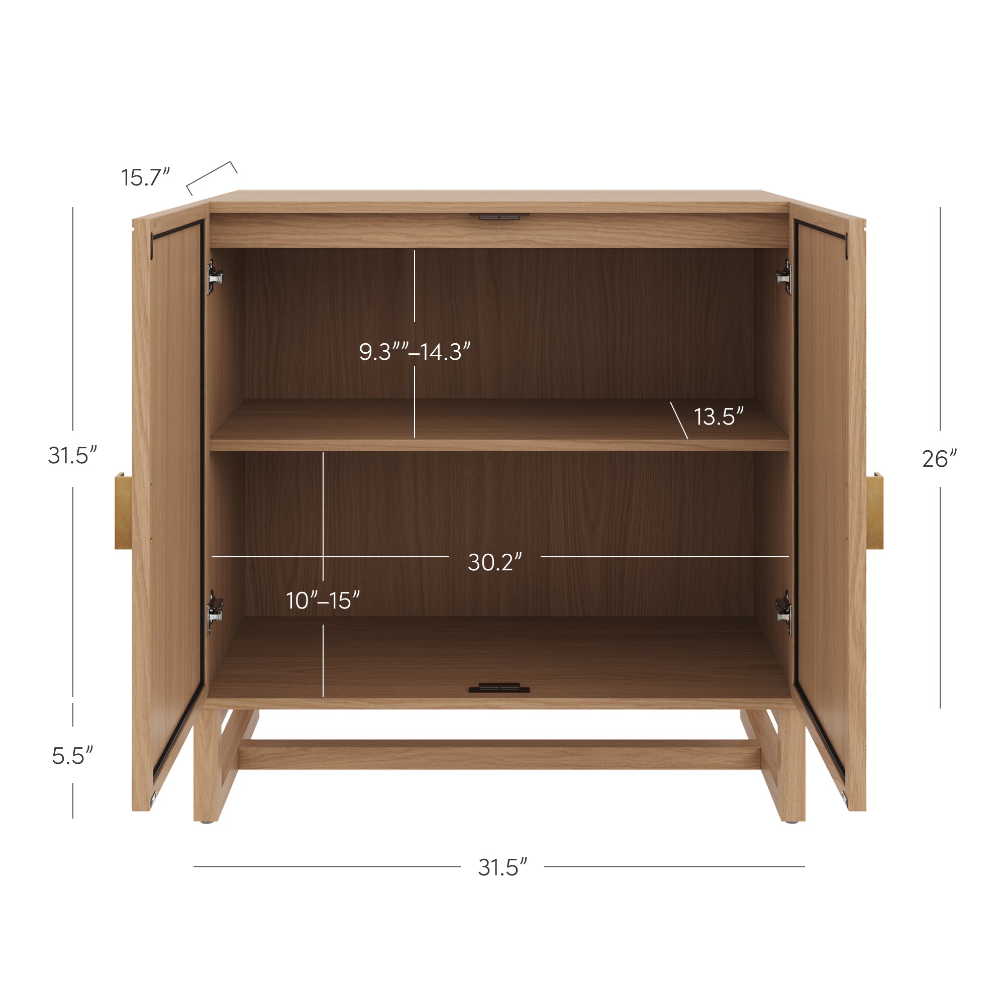 Paxton Entertainment Center Rattan Arched 75