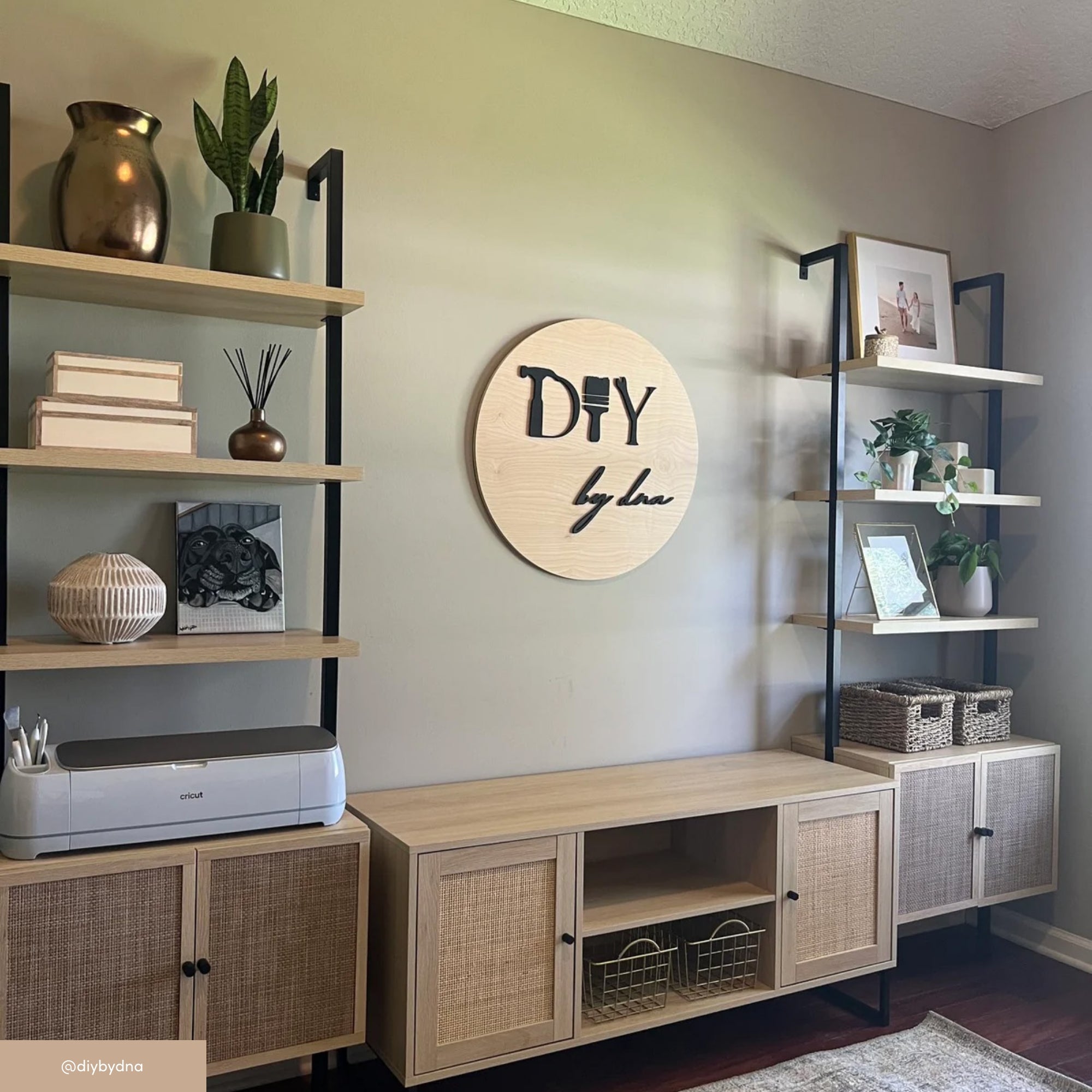 Boho Mina Rattan TV Cabinet with Storage Doors | Nathan James