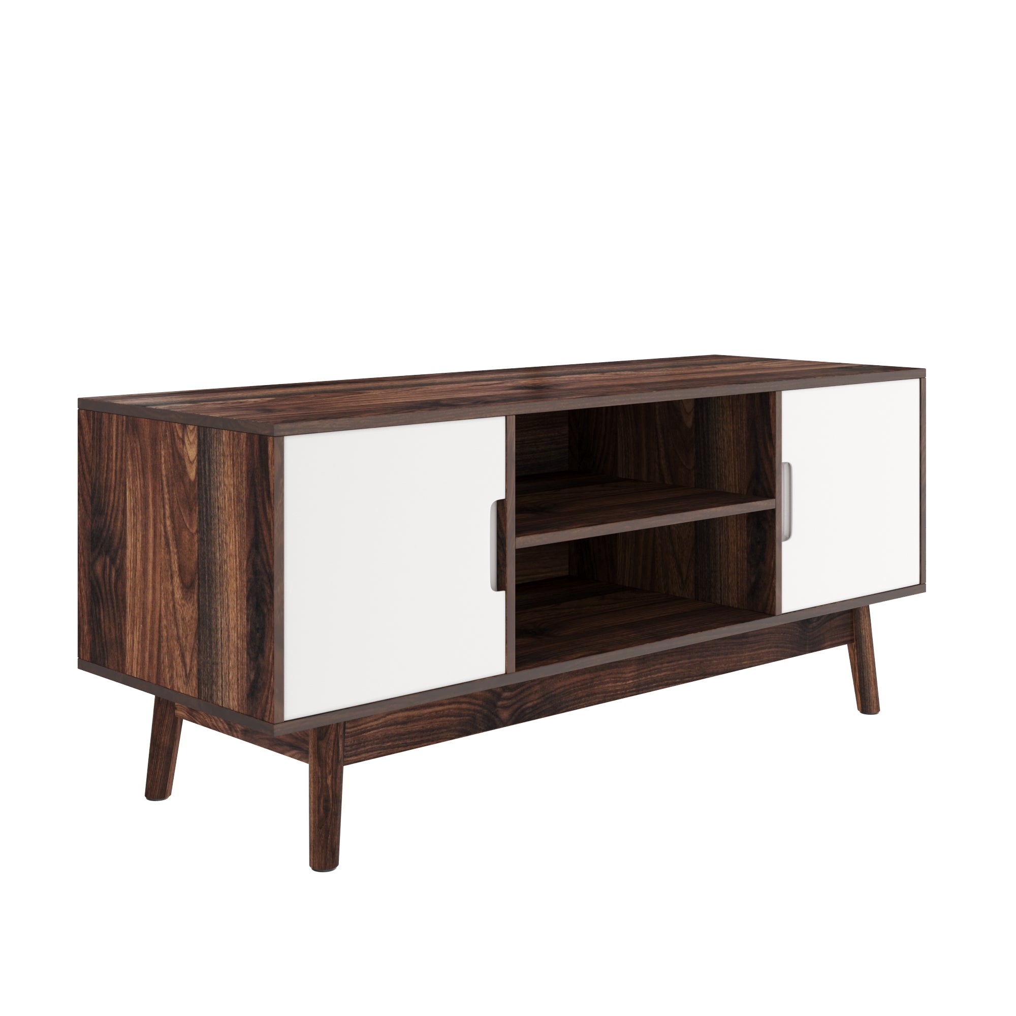 Sonoma Standing Media Cabinet Walnut