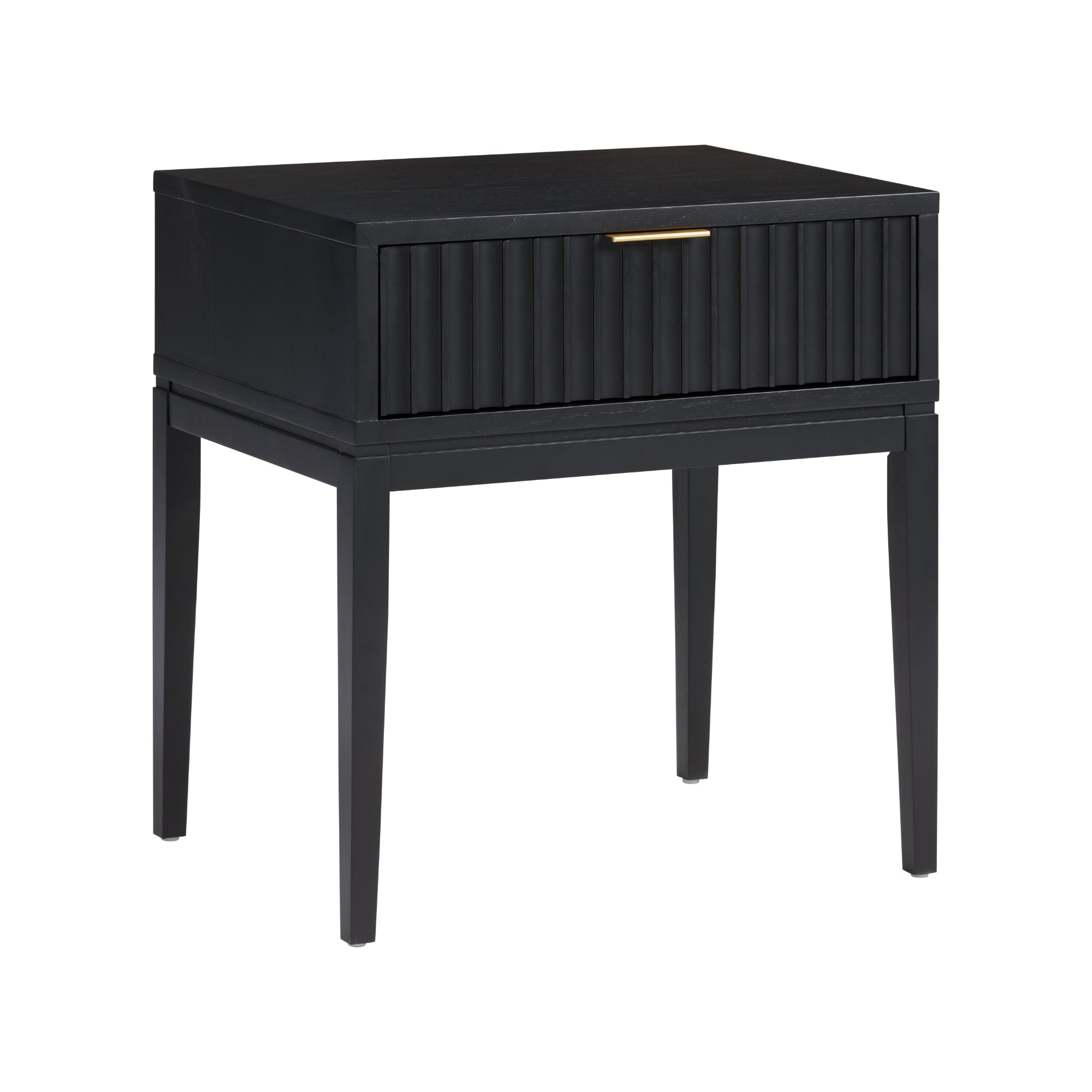 Mid-Century Fluted Nightstand - Thumbnail 5