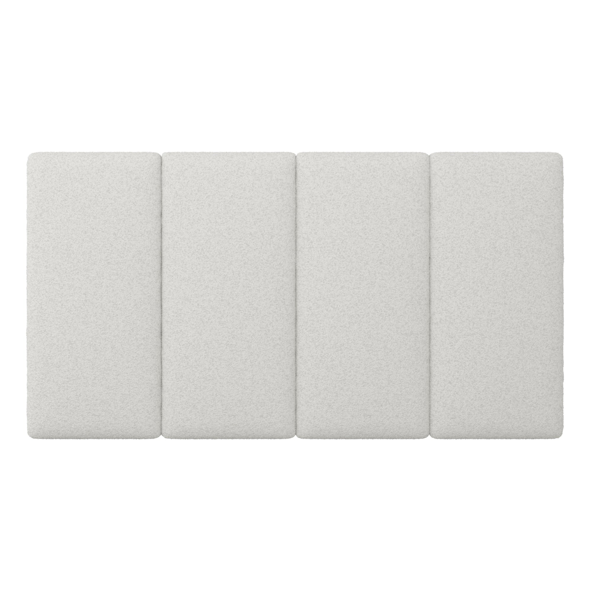 King Wall Mounted Headboard 4 Panel Boucle - Thumbnail 2