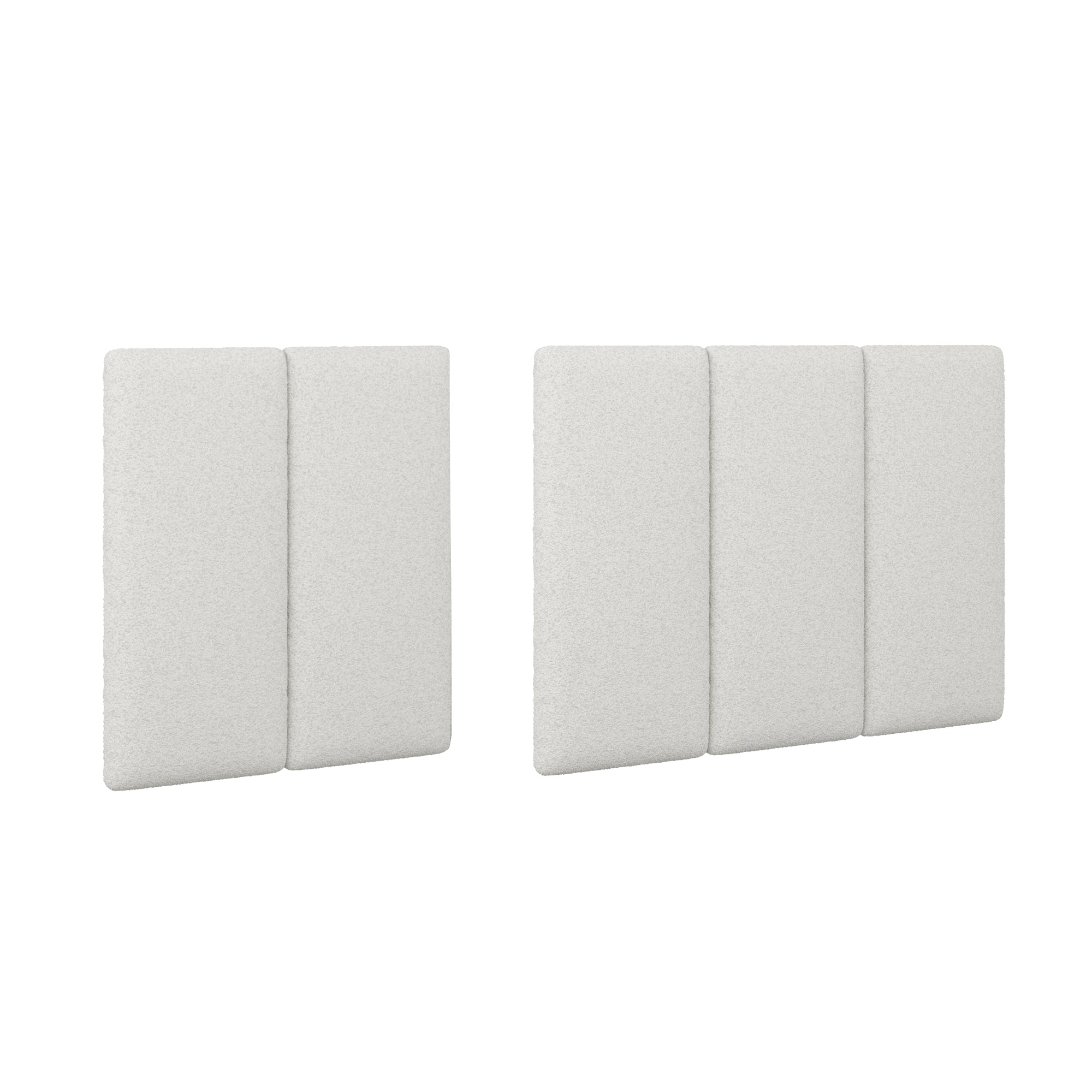 Queen Wall Mounted Boucle Headboard with Padding - Thumbnail 3