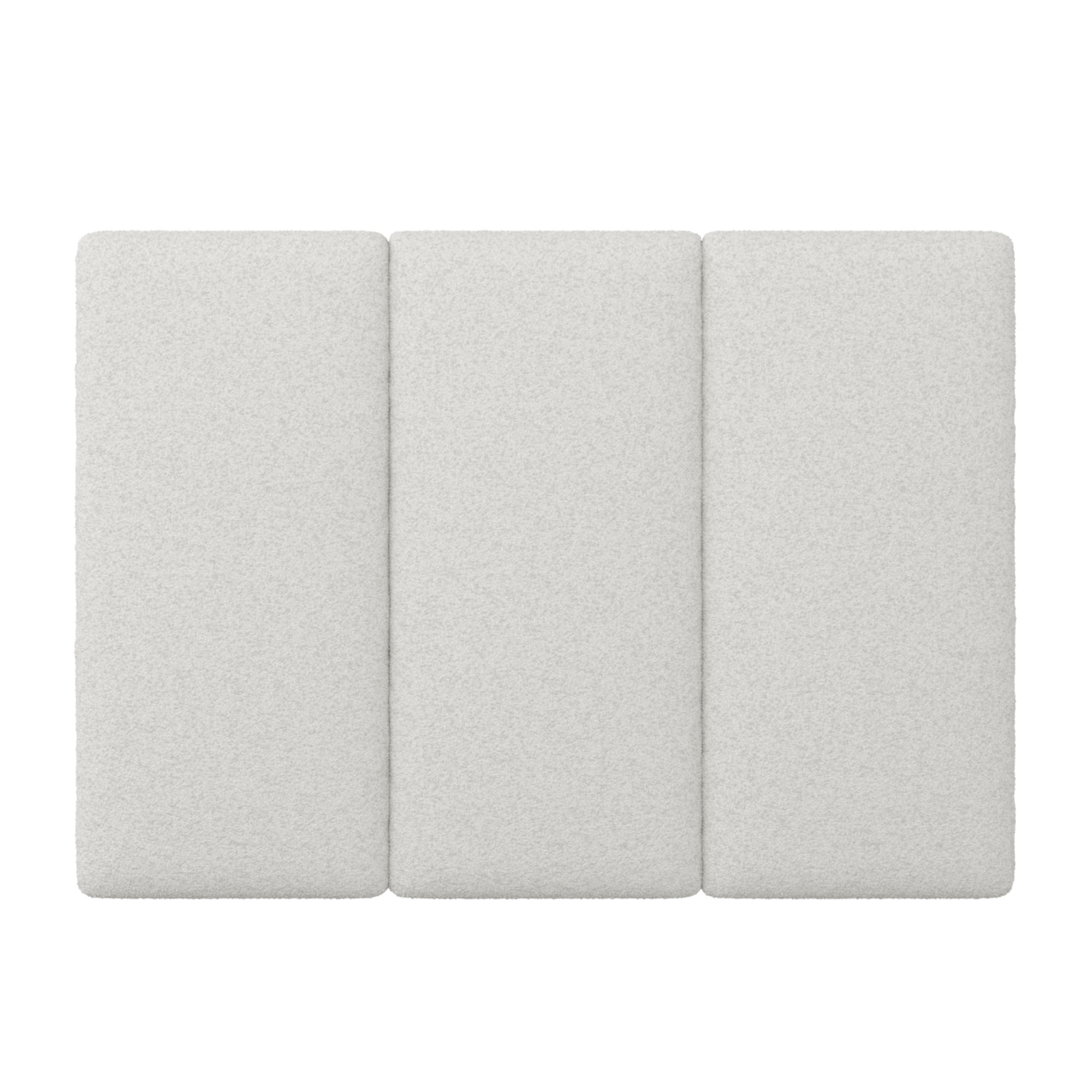 Queen Size Wall Mounted Textured Boucle Headboard